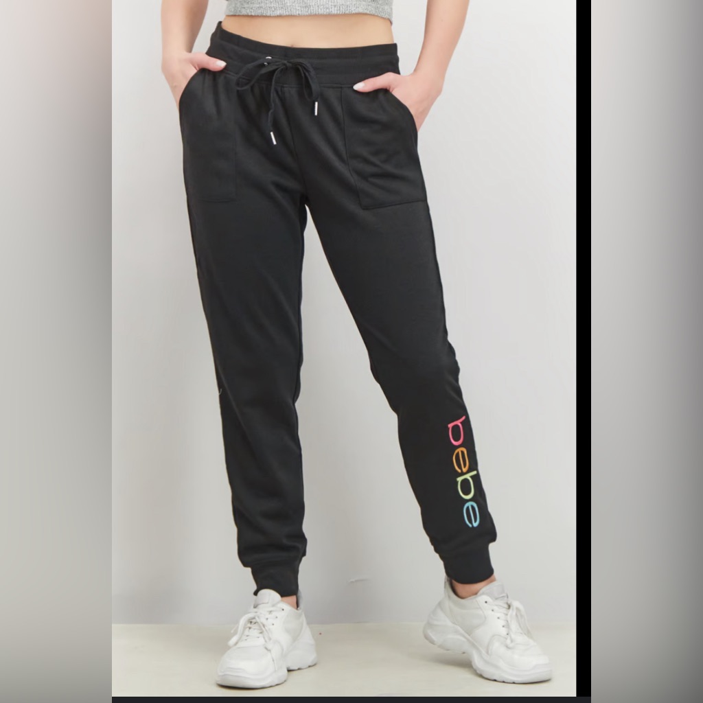 Brand New Bebe Sport Nailhead Jogger Sport Sweatpants